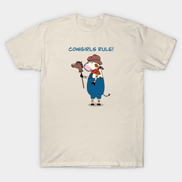 Cowgirl cow T-Shirt by Coconut Moe Illustrations