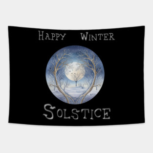 Happy Winter Solstice Tapestry