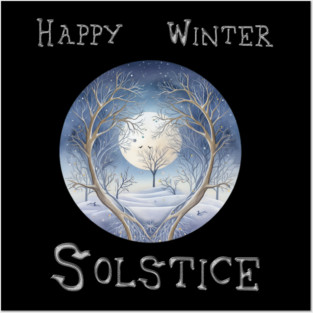 Happy Winter Solstice Posters and Art