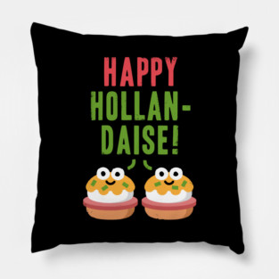 Eggs Benediction Pillow