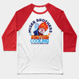 Miser Brothers Heating & Cooling Baseball T-Shirt