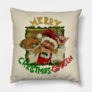 Swedish Chef Christmas Pillow