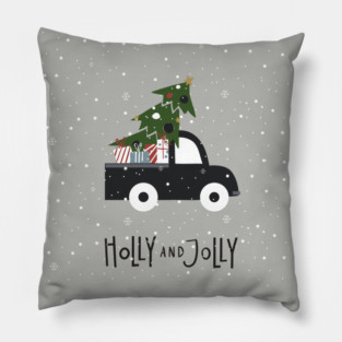 Holly and Jolly Pillow