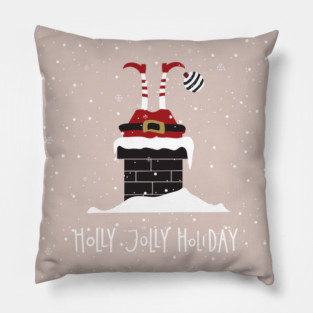 Holly Jolly Holiday Pillow