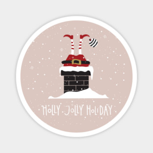 Holly Jolly Holiday Magnet