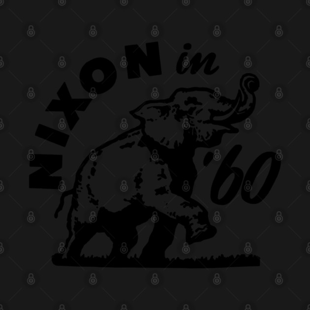 Richard Nixon in 1960 - Vintage Political Campaign Button by Yesteeyear