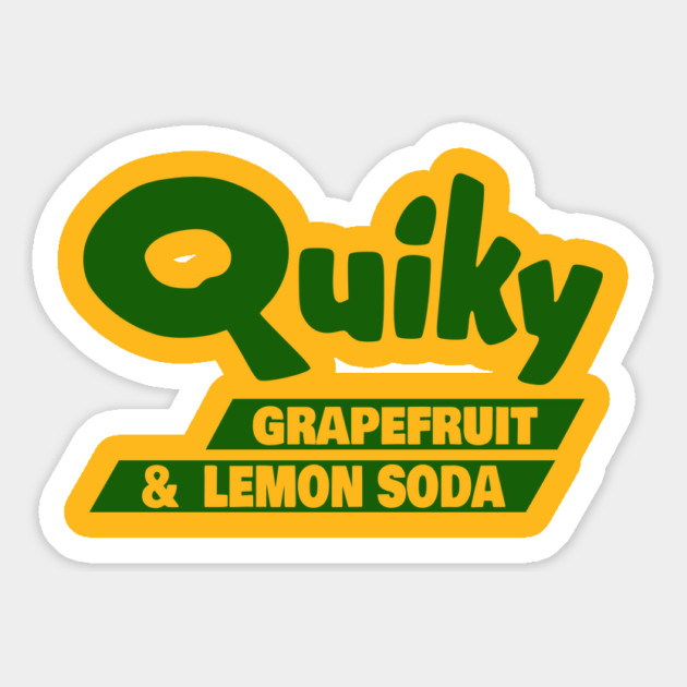 Quiky Grapefruit & Lemon Soda - Vintage Soda Pop Bottle Cap Magnet by Yesteeyear