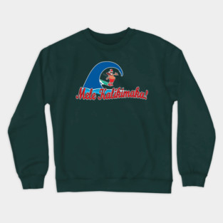 Mele Kalikimaka Surfing Santa Crewneck Sweatshirt
