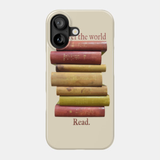 Travel the World Read Book Lovers Phone Case