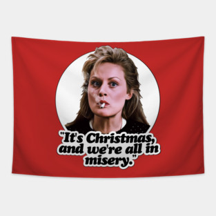 It's Christmas And We're All In Misery Tapestry