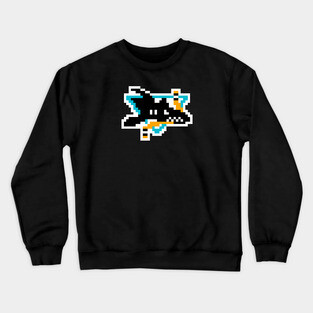 8-Bit Sharks Crewneck Sweatshirt