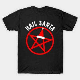 Hail-Santa-Funny-Satanic-Santa T-Shirt