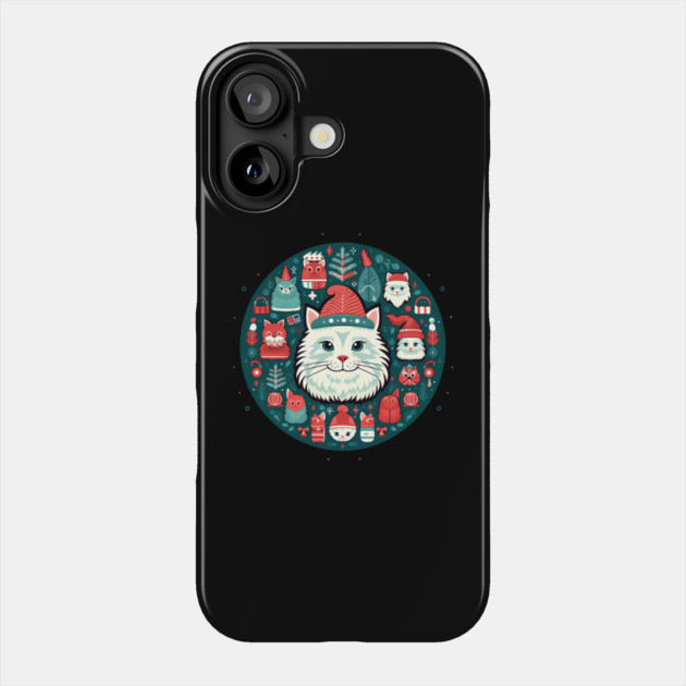 Norwegain Forest Cat  Xmas, Love Cats Phone Case by logiamerch