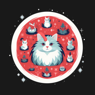 Norwegain Forest Cat  Xmas, Love Cats T-Shirt