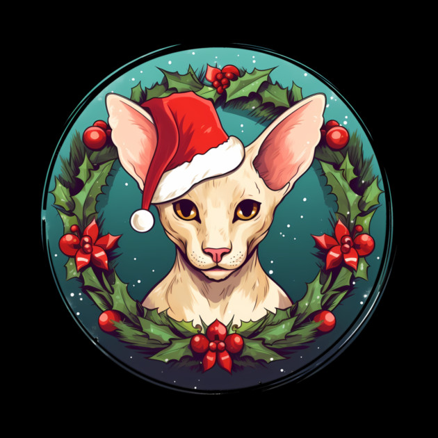 Oriental Shorthair Cat Xmas, Love Cat by logiamerch