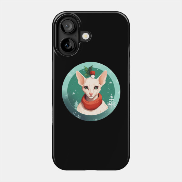 Oriental Shorthair Cat Xmas, Love Cat Phone Case by logiamerch