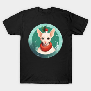 Oriental Shorthair Cat Xmas, Love Cat T-Shirt
