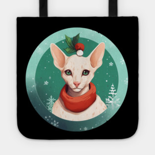 Oriental Shorthair Cat Xmas, Love Cat Tote