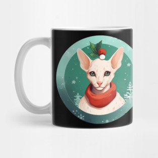 Oriental Shorthair Cat Xmas, Love Cat Mug