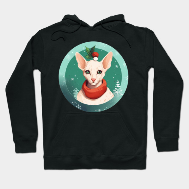 Oriental Shorthair Cat Xmas, Love Cat Hoodie by logiamerch
