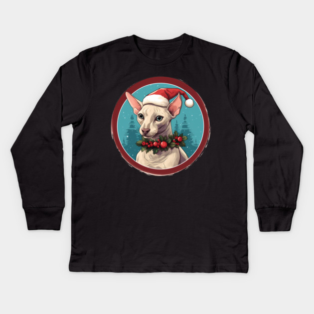 Oriental Shorthair Cat Xmas, Love Cat Kids Long Sleeve T-Shirt by logiamerch