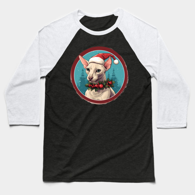 Oriental Shorthair Cat Xmas, Love Cat Baseball T-Shirt by logiamerch