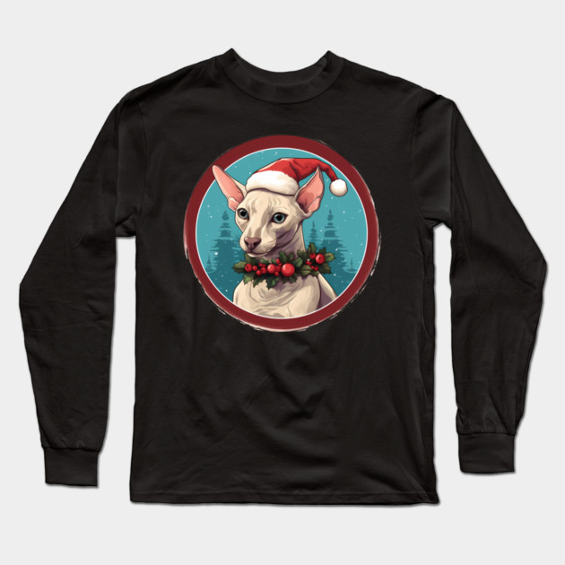 Oriental Shorthair Cat Xmas, Love Cat Long Sleeve T-Shirt by logiamerch