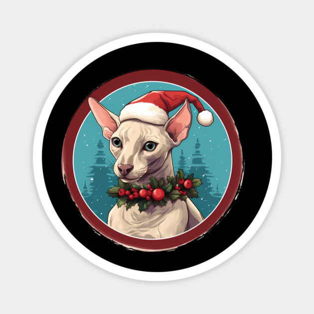 Oriental Shorthair Cat Xmas, Love Cat Magnet by logiamerch