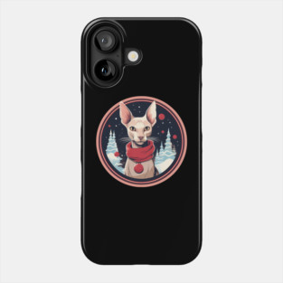 Oriental Shorthair Cat Xmas, Love Cat Phone Case