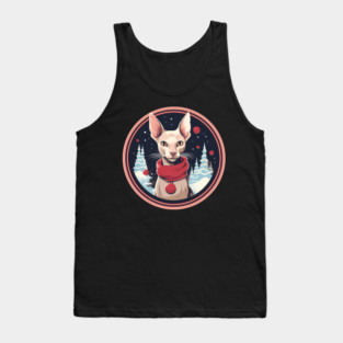 Oriental Shorthair Cat Xmas, Love Cat Tank Top