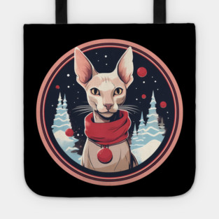 Oriental Shorthair Cat Xmas, Love Cat Tote