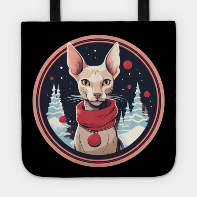 Oriental Shorthair Cat Xmas, Love Cat Tote by logiamerch