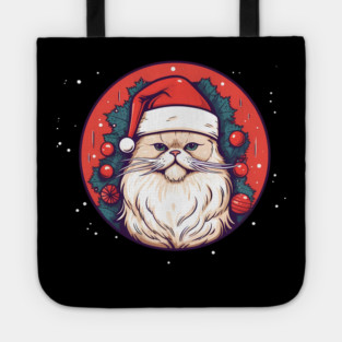 Persian Cat Xmas, Love Cats Tote