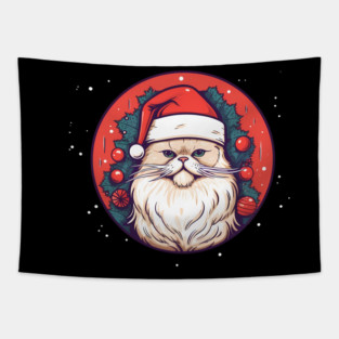 Persian Cat Xmas, Love Cats Tapestry