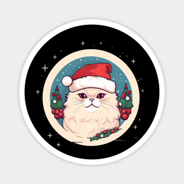 Persian Cat Xmas, Love Cats Magnet by logiamerch