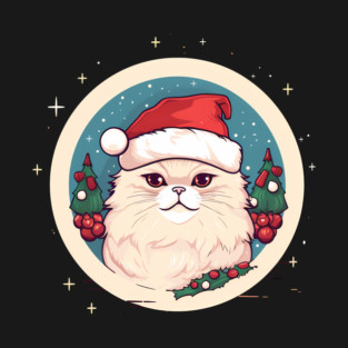 Persian Cat Xmas, Love Cats T-Shirt