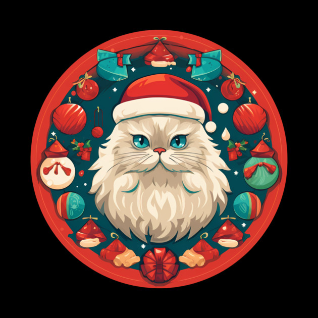 Persian Cat Xmas, Love Cats by logiamerch