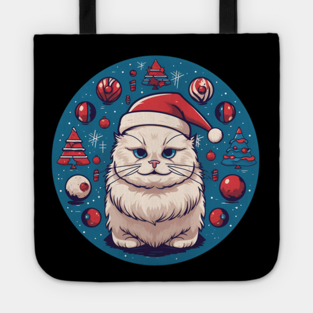 Ragdoll Cat Xmas, Love Cats Tote by logiamerch