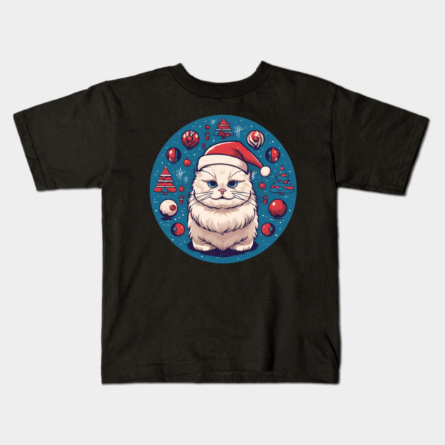 Ragdoll Cat Xmas, Love Cats Kids T-Shirt by logiamerch