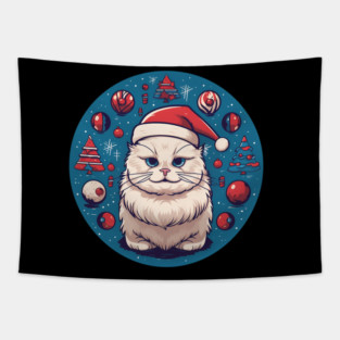 Ragdoll Cat Xmas, Love Cats Tapestry
