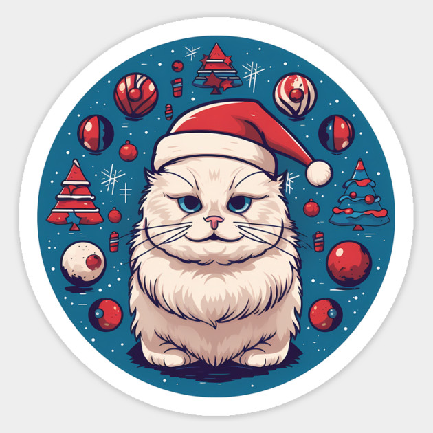 Ragdoll Cat Xmas, Love Cats Sticker by logiamerch