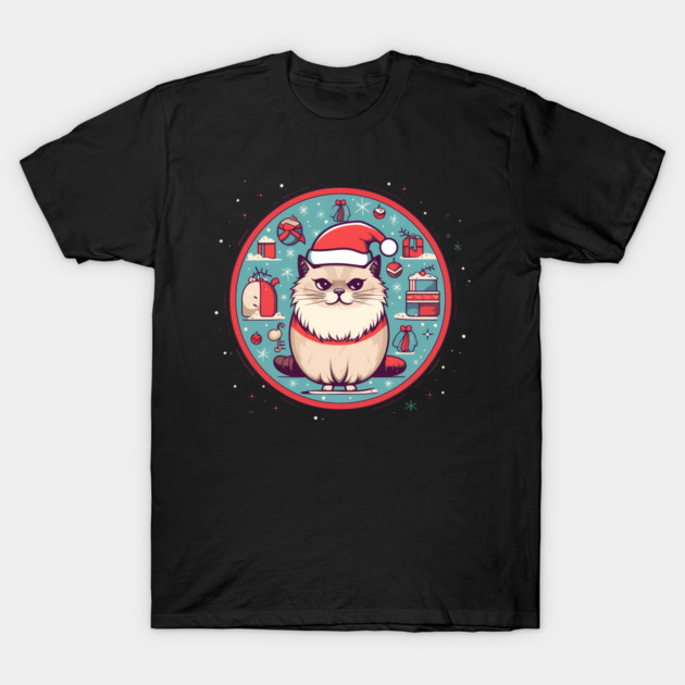 Ragdoll Cat Xmas, Love Cats T-Shirt by logiamerch