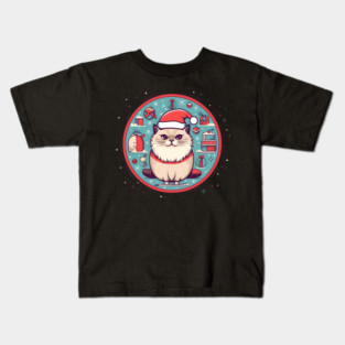 Ragdoll Cat Xmas, Love Cats Kids T-Shirt