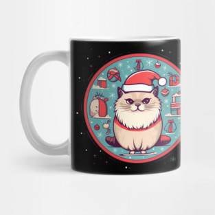 Ragdoll Cat Xmas, Love Cats Mug