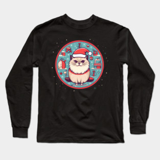 Ragdoll Cat Xmas, Love Cats Long Sleeve T-Shirt