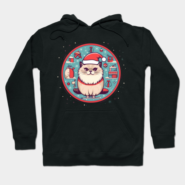 Ragdoll Cat Xmas, Love Cats Hoodie by logiamerch