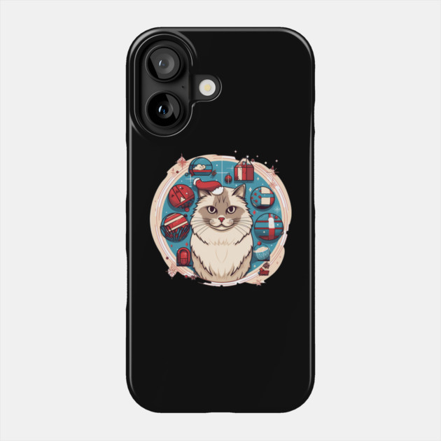 Ragdoll Cat Xmas, Love Cats Phone Case by logiamerch