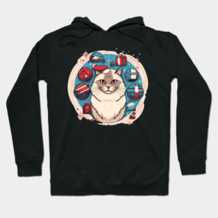 Ragdoll Cat Xmas, Love Cats Hoodie