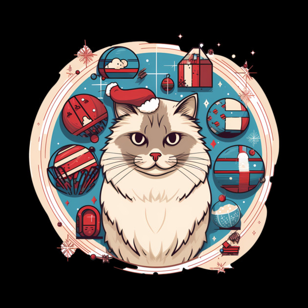 Ragdoll Cat Xmas, Love Cats by logiamerch