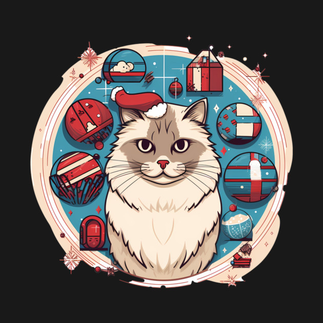 Ragdoll Cat Xmas, Love Cats by logiamerch